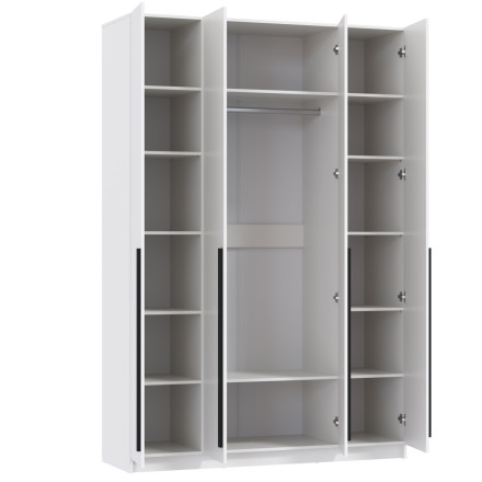 Шкаф 4-х створчатый 67.13 Брандо, белый 