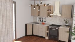 Кухонный гарнитур Надежда Прайм 4, 90x200 см