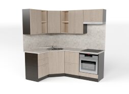 Кухонный гарнитур Надежда Оптима 4, 140x200 см